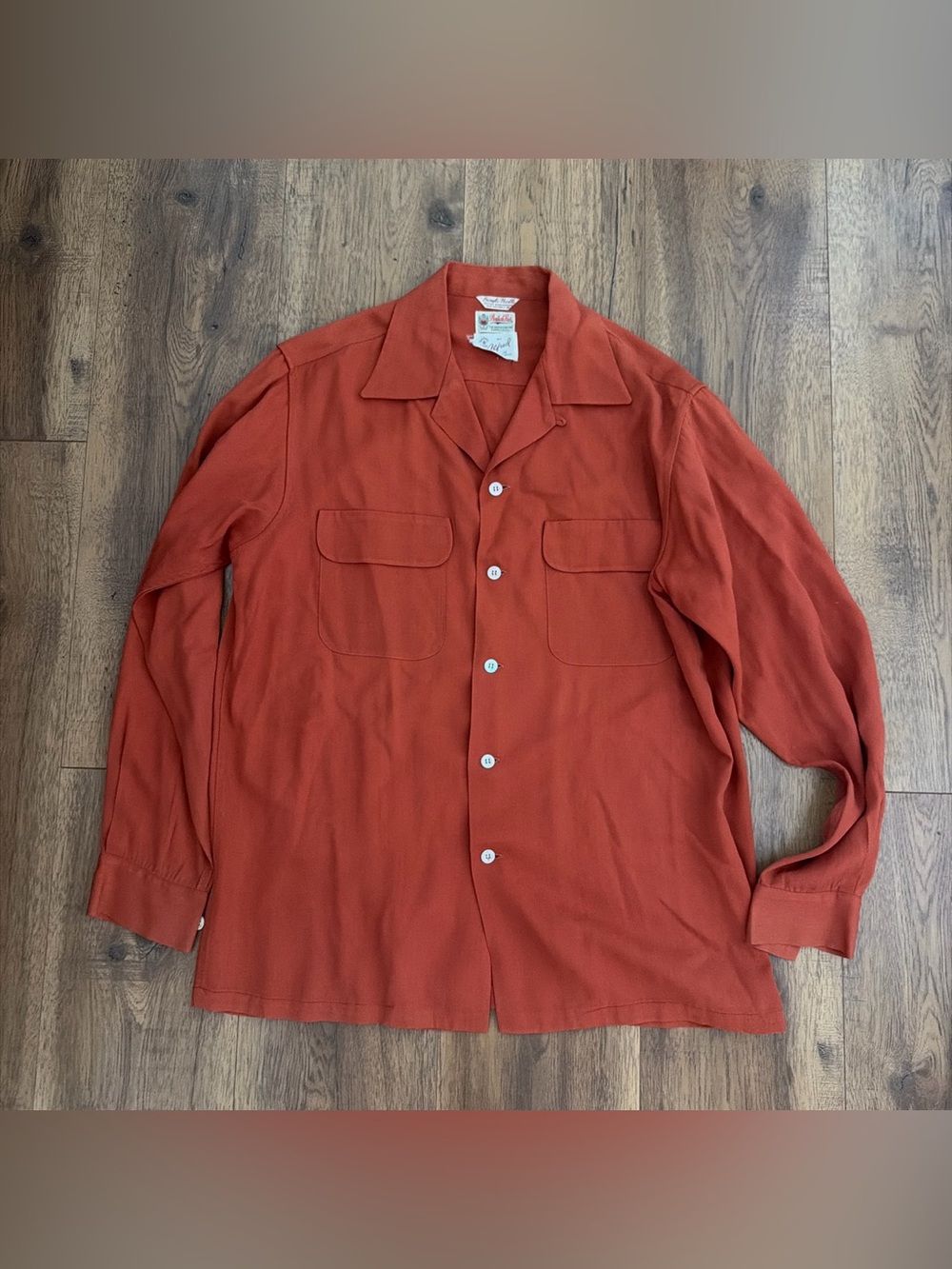Alfred of New York 1950s Loop-Collar Sport Shirt